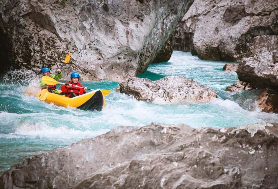 Austria, Salza river "Double Ducky" kayak adventure - Double trouble vs single paddling: which boat fits your group best
