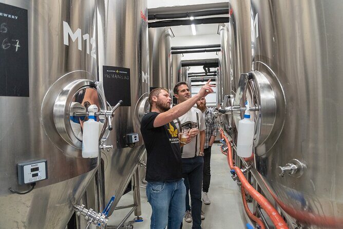 BEER WAY Alpine Beer Tasting & Outdoors Tour - Tavern Mali Grad: tasting beer in the tap room setting