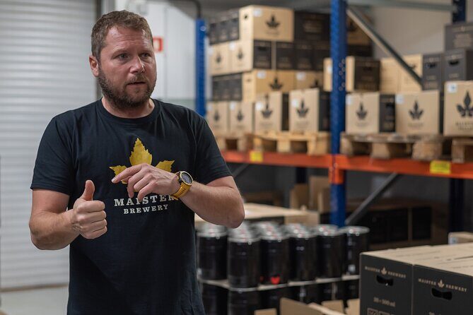 BEER WAY Kamnik Craft Brewery Visit & Tastings - The Tastings and Food Pairings: General Maister and Real Snack Power