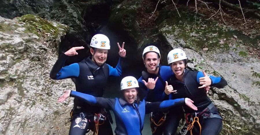Bled: Canyoning trip with photos - Your 3-hour canyon route: slides, jumps, and waterfall sections