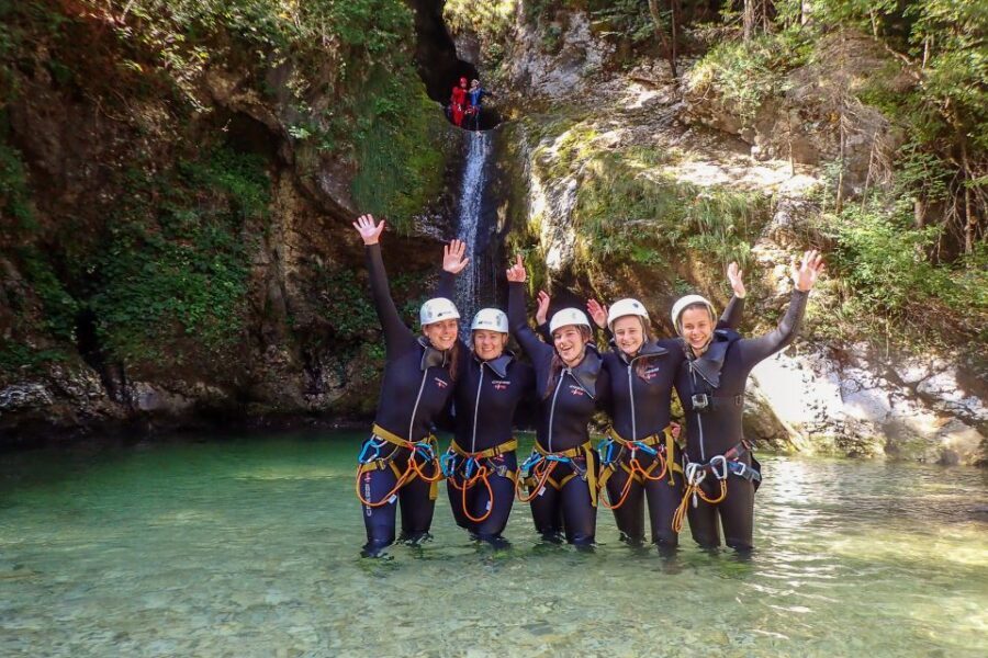 Bled: Guided Canyoning Tour with Transport - Key things to know before you go