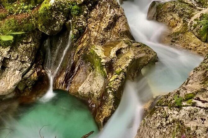 Bovec Private E-bike tour - Exploring hidden gems - Velika Korita Soce: the gorge view that changes the whole mood