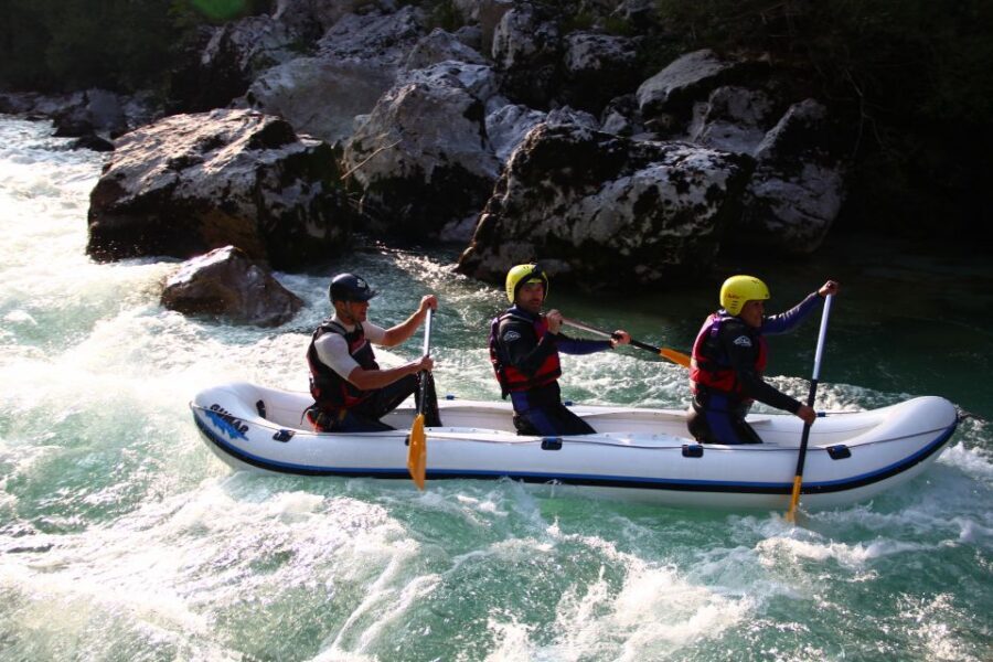 Bovec: Soča River Private Rafting Experience for Couples - Where you meet in Bovec: Soča Splash Base and parking reality