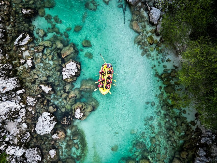 Bovec: Your Ultimate Rafting Expedition on Soča river - On the water: 1 to 1.5 hours of rapids, slides, and a quick swim
