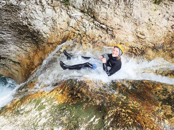 Canyoning Susec with leading local company - since 1989 - Soca Valley stop and the Triglav National Park factor