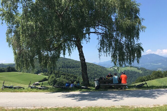 E-bike holidays: Trans Slovenia e-bike tour - Day 2 near Škofja Loka: old roads, big viewpoints, homestead food