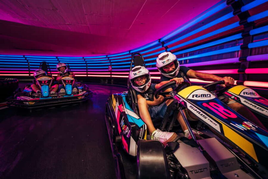 Gokart experience at Woop! karting - the fastest attraction - Arriving at Woop! and figuring out your speed level fast