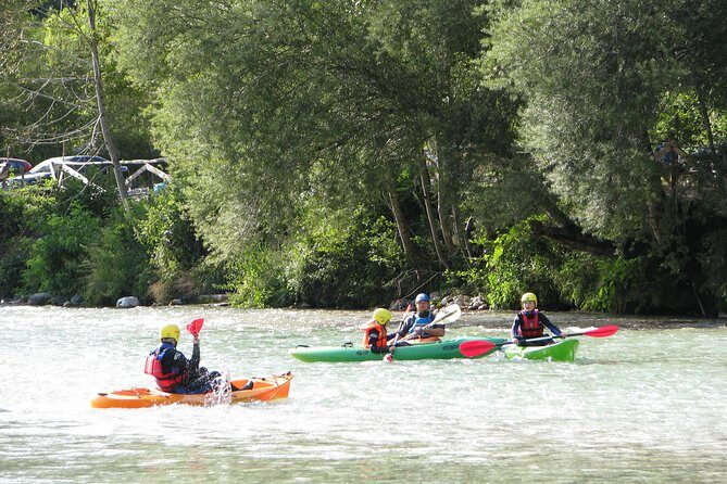 Kayak Trip On Soca River - Getting gear on and nerves down (before the river does its thing)