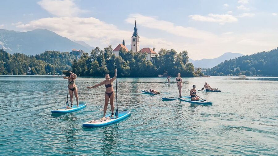 Lake Bled Stand-Up Paddle Boarding Tour - Meet the team and find your SUP spot near the parking area