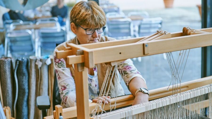 Ljubljana: Interactive Workshop with Experienced Weaver - Looms, Wool, and Mojca Tomšič in Central Ljubljana