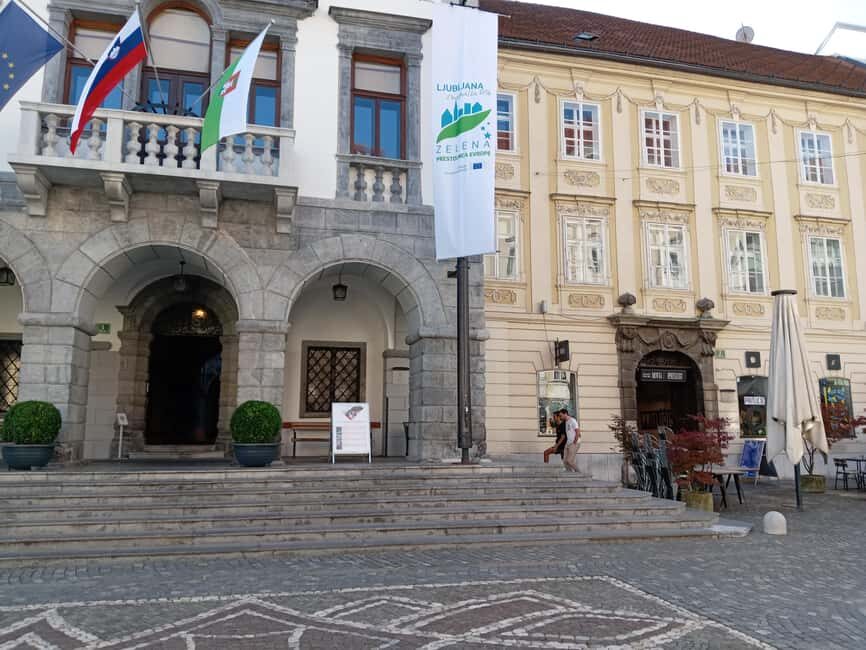 Ljubljana: Wonderful tour fun experience time history - From Emona Gate to City Hall: Tracing Ljubljana’s Old Town Spine