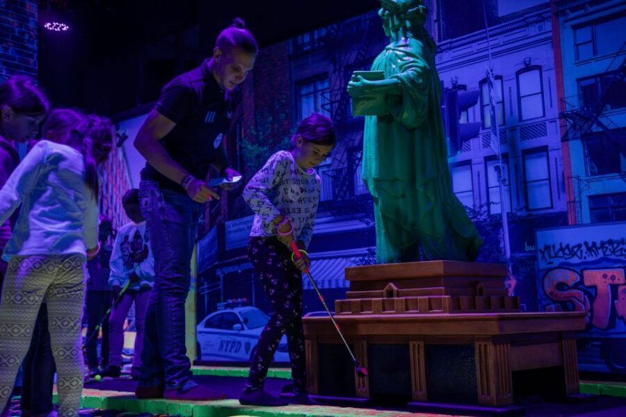 Woop! Glow golf: Ljubljana Btc City - What the best moments feel like (and why people rate it 4.8/5)