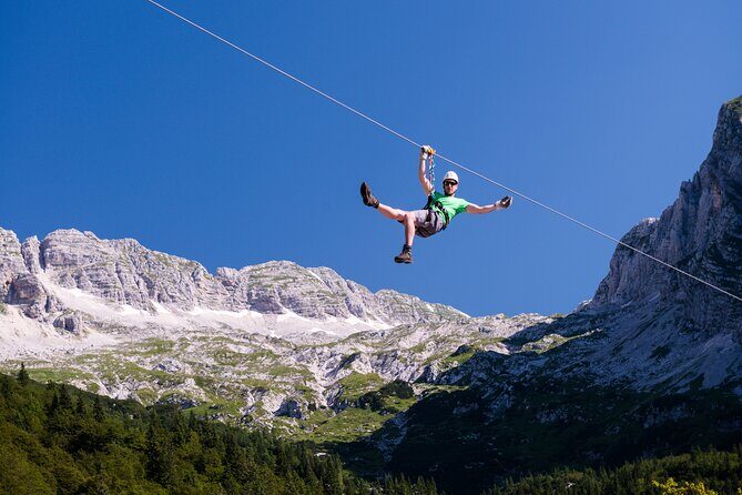 Zipline in Slovenia - The itinerary feel: stop, flight, then back to Bovec