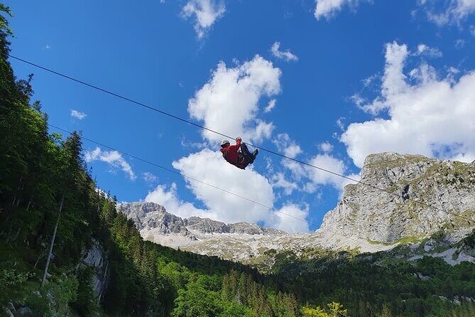 Zipline in Slovenia - Getting from central Bovec to the zipline park